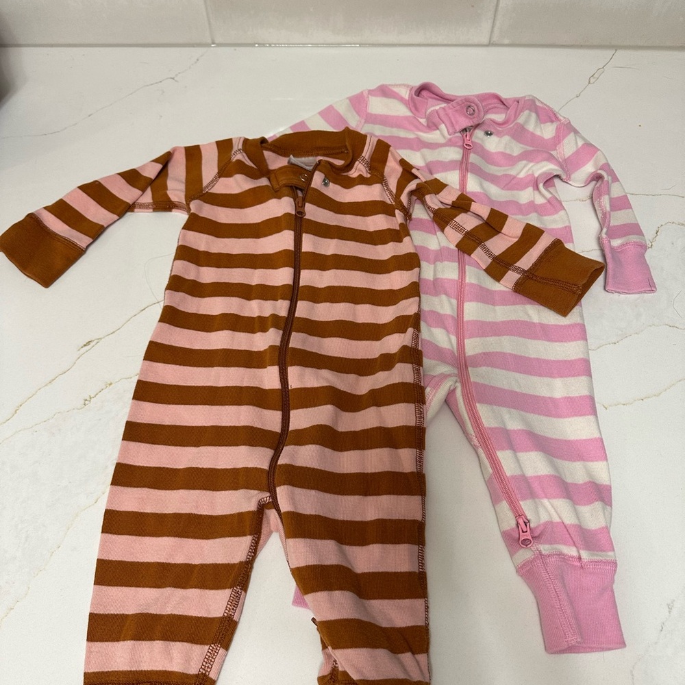 Hanna Pink and Brown Baby Jams